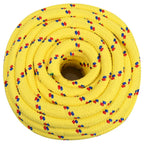 Vidaxl boottouw 20 mm 25 m polypropyleen geel