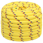 Vidaxl boottouw 20 mm 50 m polypropyleen geel