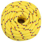 Vidaxl boottouw 20 mm 50 m polypropyleen geel