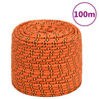 Vidaxl boottouw 6 mm 100 m polypropyleen oranje