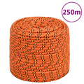 Vidaxl boottouw 6 mm 250 m polypropyleen oranje