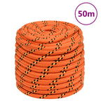 Vidaxl boottouw 16 mm 50 m polypropyleen oranje