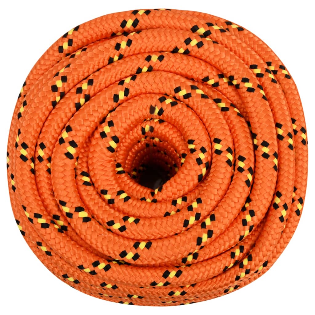 VidaXL Boottouw 20 mm 25 m polypropyleen oranje