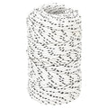 Vidaxl boottouw gevlochten 2 mm x 500 m polyester wit