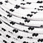Vidaxl boottouw gevlochten 8 mmx25 m polyester wit