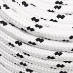 Vidaxl boottouw gevlochten 14 mmx25 m polyester wit