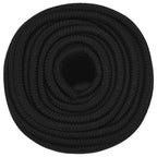 Vidaxl werktouw 12 mm 100 m polyester zwart