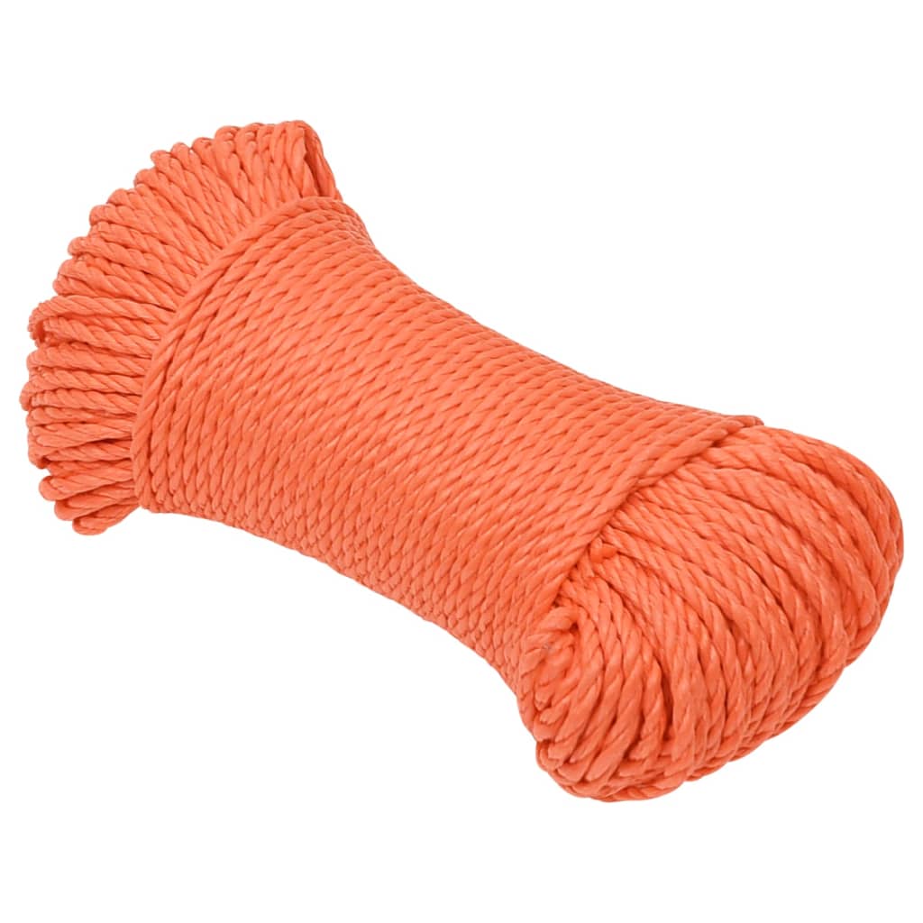 Vidaxl werktouw 3 mm 500 m polypropeen oranje