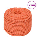 Vidaxl werktouw 24 mm 25 m polypropeen oranje