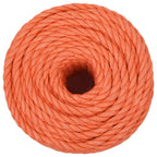 Vidaxl werktouw 24 mm 100 m polypropeen oranje