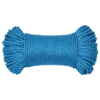Vidaxl werktouw 6 mm 25 m polypropeen blauw