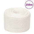 Vidaxl werktouw 14 mm 250 m polypropeen wit