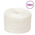Vidaxl werktouw 24 mm 50 m polypropeen wit
