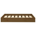 Vidaxl hondenmand 71,5x54x9 cm massief grenenhout honingbruin