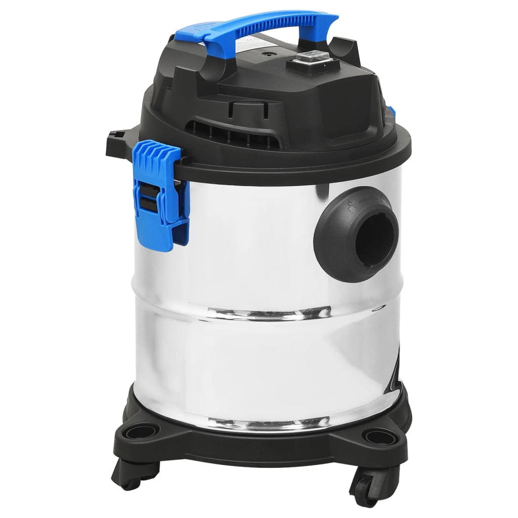 Vidaxl nat- en droogzuiger 1200 w 20 l zilverkleurig