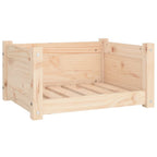 Vidaxl hondenbed 55,5x45,5x28 cm massief grenenhout