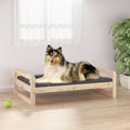 VidaXL Hondenmand 95,5x65,5x28 cm massief grenenhout
