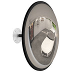 Vidaxl binnen verkeersspiegel convex zwart ø40 cm acryl