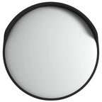 Vidaxl buiten convex verkeersspiegel zwart ø60 cm polycarbonaat