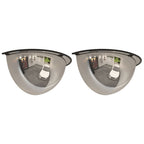 Vidaxl verkeersspiegel halve bol 2 st ø 40 cm acryl