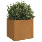 Vidaxl plantenbak 49x47x46 cm cortenstaal