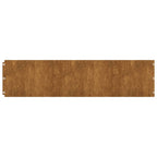Vidaxl gazonranden 10 stuks 25x103 cm flexibel cortenstaal