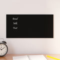 Vidaxl magneetbord voor aan de wand 40x20 cm gehard glas zwart