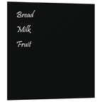 Vidaxl magneetbord wandgemonteerd 40x40 cm gehard glas zwart