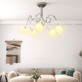 Vidaxl plafondlamp met glasbollen rond 5xg9