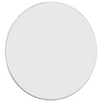 Vidaxl wandspiegel rond ø60 cm zilverkleurig