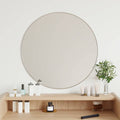 Vidaxl wandspiegel rond ø60 cm zilverkleurig