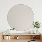 Vidaxl wandspiegel rond ø60 cm zilverkleurig