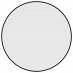 Vidaxl wandspiegel rond ø50 cm zwart