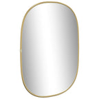 Vidaxl wandspiegel 50x35 cm goudkleurig