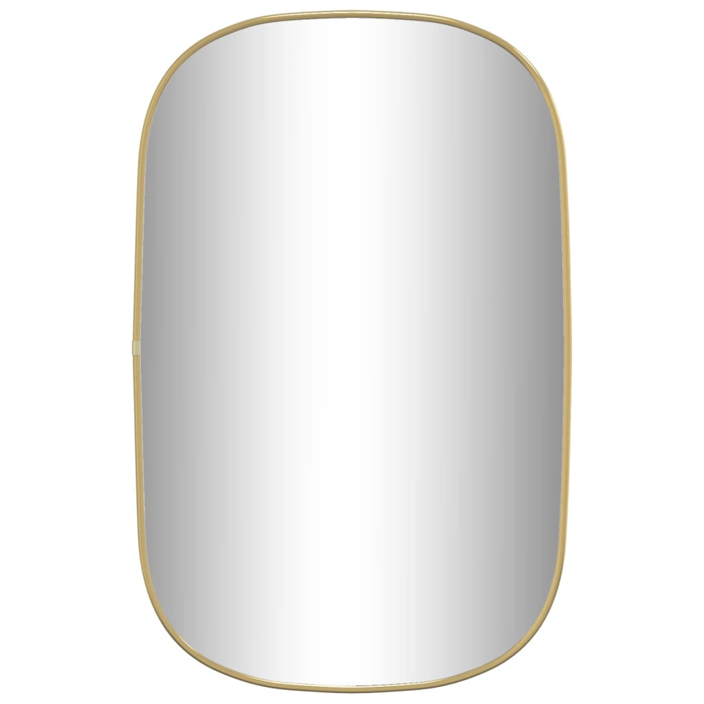 Vidaxl wandspiegel 70x45 cm goudkleurig