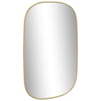 Vidaxl wandspiegel 70x45 cm goudkleurig