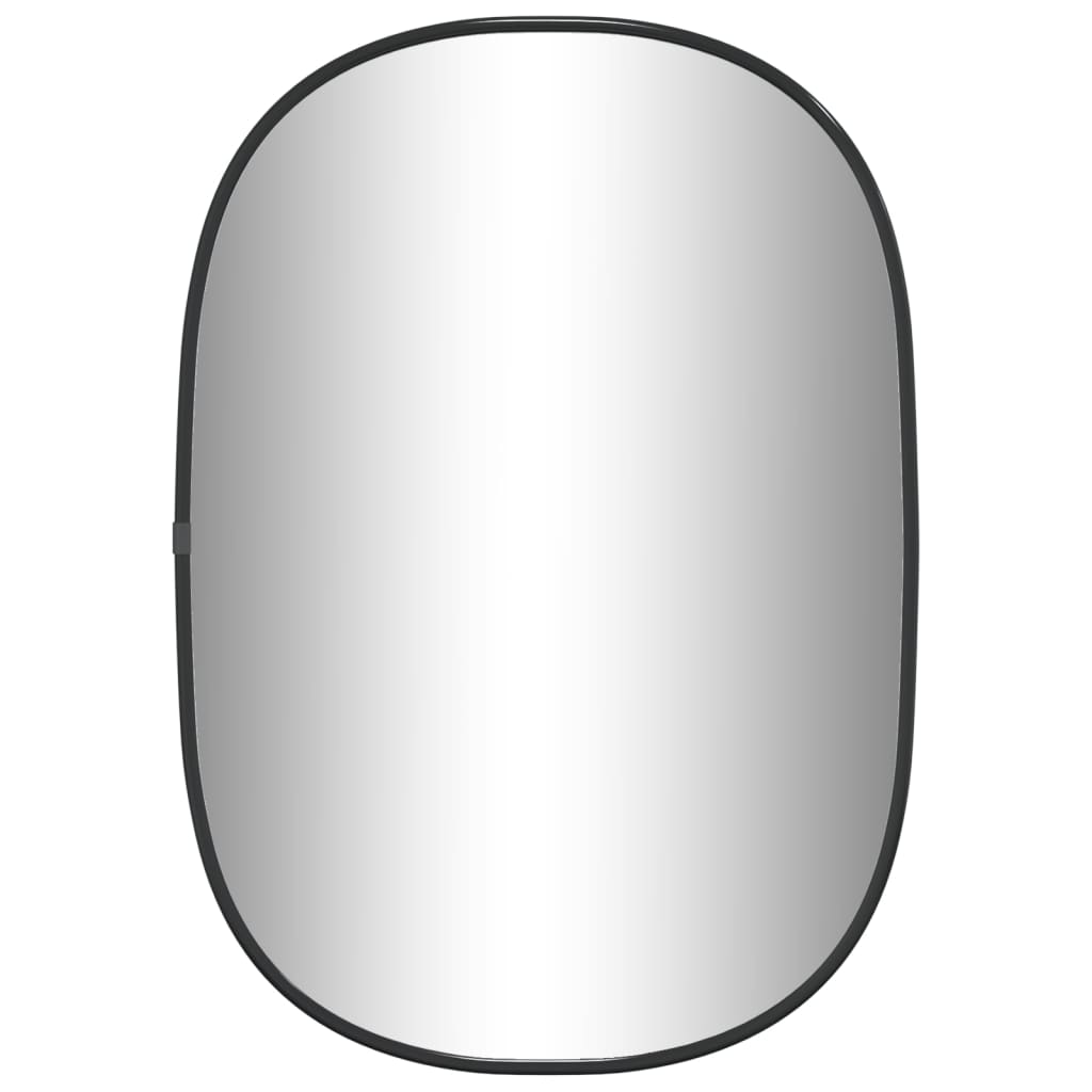 Vidaxl wandspiegel 50x35 cm zwart
