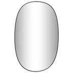 Vidaxl wandspiegel 70x45 cm zwart