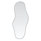 Vidaxl wandspiegel 80x35 cm zilverkleurig