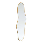 Vidaxl wandspiegel 60x25 cm goudkleurig