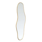 Vidaxl wandspiegel 80x35 cm goudkleurig
