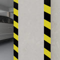 VidaXL Muurbeschermers 6 st 50x10x2 cm EVA-schuim geel en zwart
