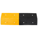 Vidaxl verkeersdrempel 97x32,5x4 rubber geel en zwart