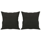 Vidaxl sierkussens 2 st 40x40 cm stof zwart