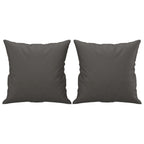 Vidaxl sierkussens 2 st 40x40 cm kunstleer grijs