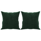 Vidaxl sierkussens 2 st 40x40 cm fluweel donkergroen
