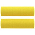 Vidaxl sierkussens 2 st 15x50 cm stof lichtgeel