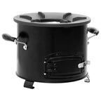 Vidaxl camping houtkachel 36x26x22,5 cm metaal zwart