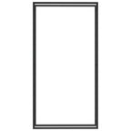 Vidaxl haardhoutrek 110x28x214 cm staal matzwart