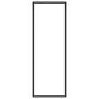 Vidaxl haardhoutrek 110x28x312 cm staal matzwart